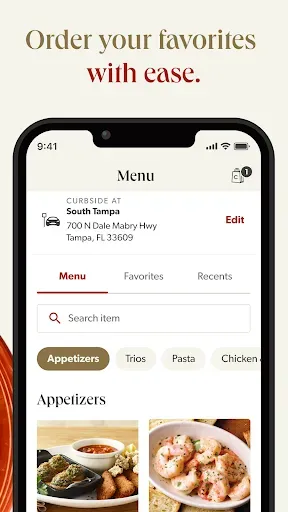 Скриншот 2 — Carrabba's Italian Grill