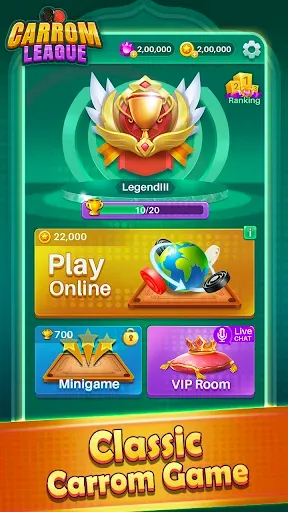 Скриншот 4 — Carrom League: Friends Online