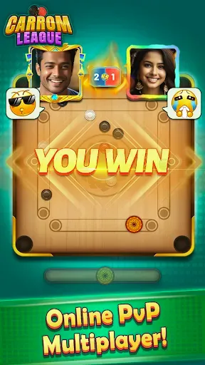Скриншот 6 — Carrom League: Friends Online