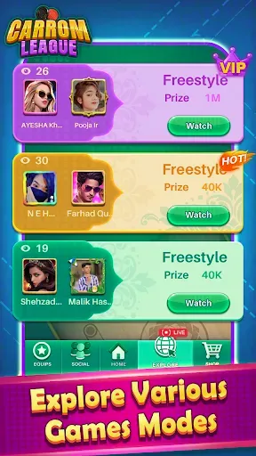 Скриншот 7 — Carrom League: Friends Online