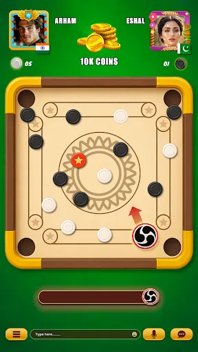 Скриншот 3 — Carrom Online Multiplayer Game