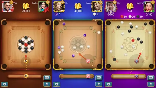 Скриншот 1 — Carrom Meta-Board Disc Game