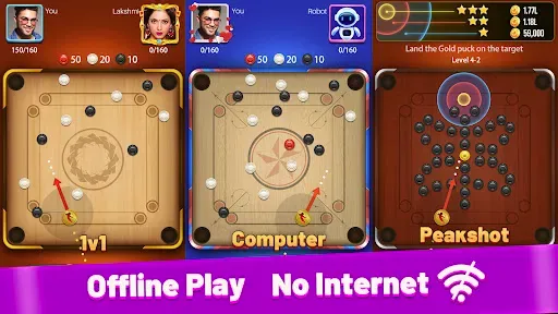 Скриншот 2 — Carrom Meta-Board Disc Game
