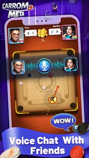 Скриншот 3 — Carrom Meta-Board Disc Game