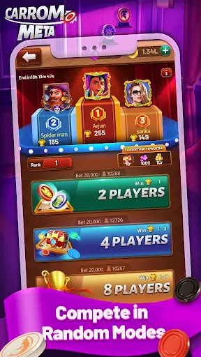 Скриншот 4 — Carrom Meta-Board Disc Game