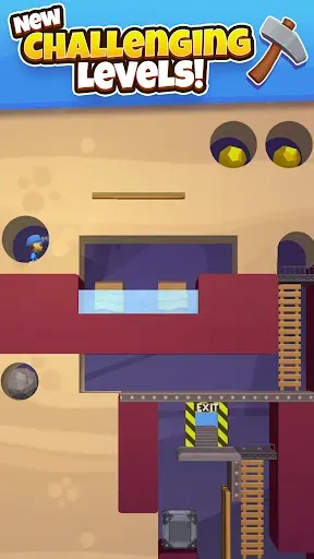 Скриншот 1 — Mine Rescue 2 Gold Mining Game