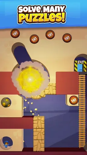 Скриншот 4 — Mine Rescue 2 Gold Mining Game