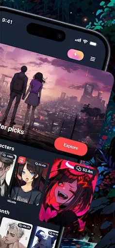 Скриншот 2 — Carter Chat: Viral AI Chat App