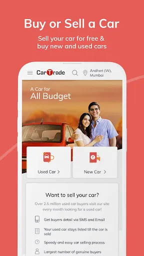 Скриншот 1 — CarTrade - New Cars, Used Cars