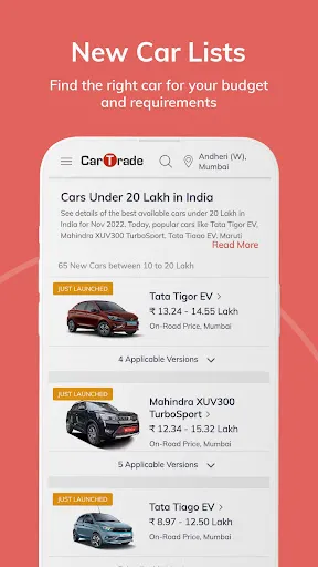 Скриншот 5 — CarTrade - New Cars, Used Cars