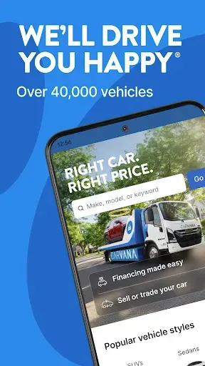 Скриншот 1 — Carvana: Buy/Sell Used Cars