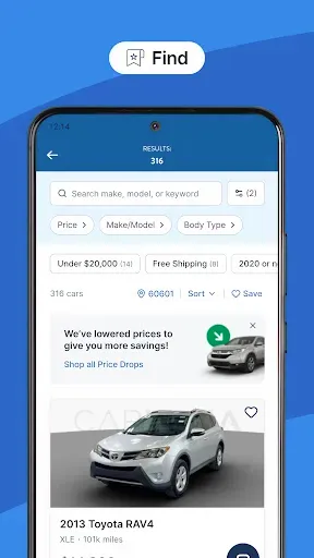 Скриншот 3 — Carvana: Buy/Sell Used Cars
