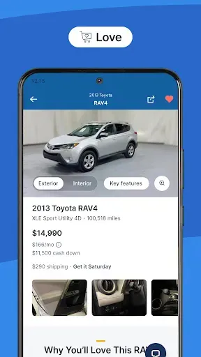 Скриншот 4 — Carvana: Buy/Sell Used Cars