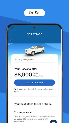 Скриншот 7 — Carvana: Buy/Sell Used Cars
