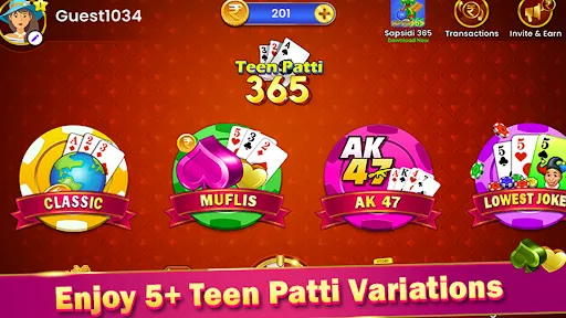 Скриншот 8 — Teen Patti 365 Real Game