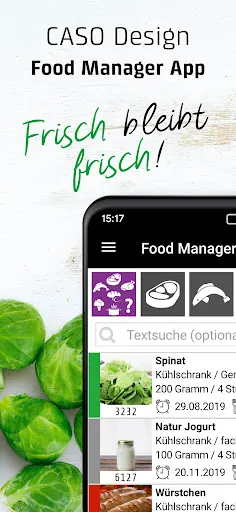 Скриншот 1 — CASO Food Manager