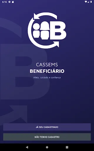 Скриншот 1 — CASSEMS Beneficiário
