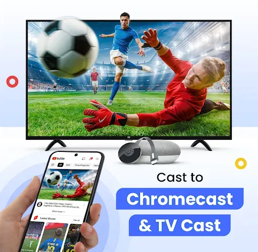 Скриншот 1 — Cast for Chromecast & TV Cast