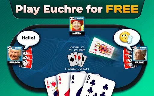 Скриншот 1 — Euchre.com - Euchre Online