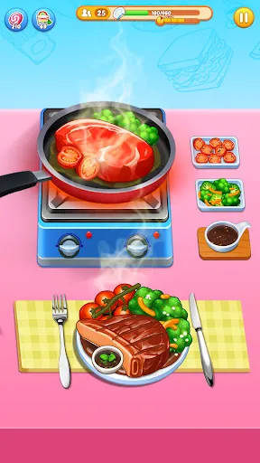 Скриншот 4 — Crazy Chef: поесть по-быстрому
