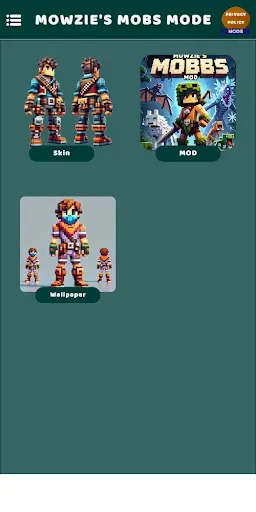 Скриншот 1 — Mowzie's Mobs Mode For MCPE