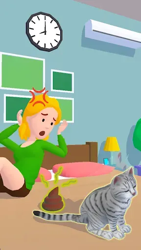 Скриншот 1 — Cat Choices: Virtual Pet 3D