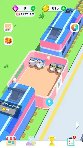 Скриншот 1 — Cat Train Tycoon