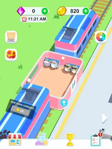 Скриншот 6 — Cat Train Tycoon