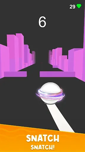 Скриншот 1 — 3D Ball Catch Up - Racing Ball