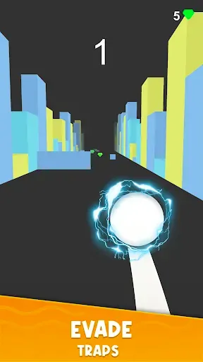 Скриншот 3 — 3D Ball Catch Up - Racing Ball