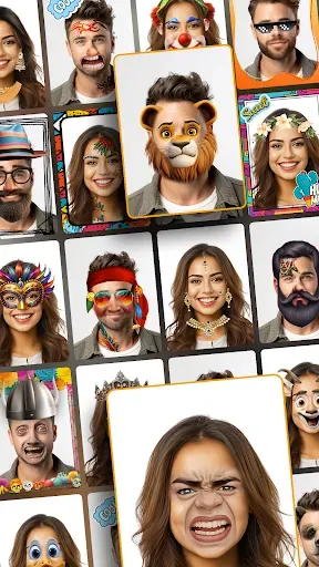 Скриншот 1 — Live Funny Face Camera