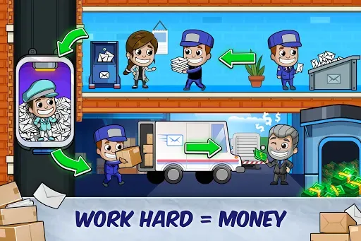 Скриншот 1 — Idle Mail Tycoon