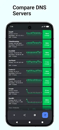 Скриншот 2 — DNS Speed Test