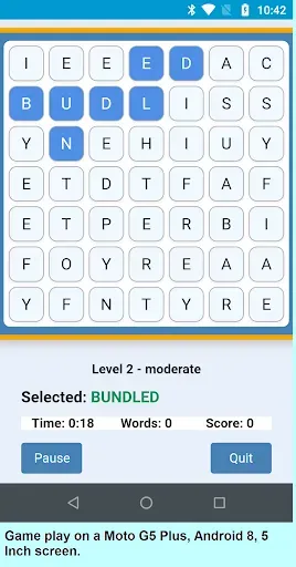 Скриншот 1 — Word Construct Solitaire
