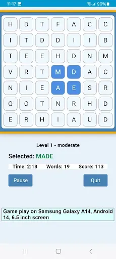 Скриншот 2 — Word Construct Solitaire