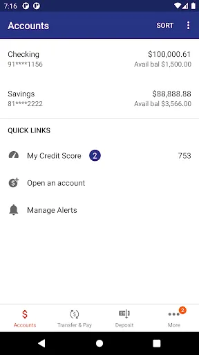 Скриншот 3 — CB&S Bank Mobile