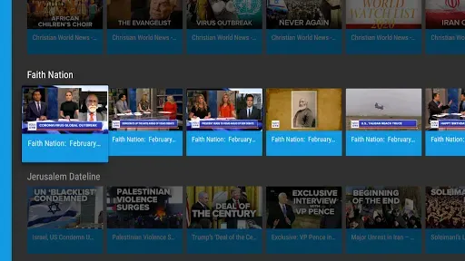 Скриншот 2 — CBN News for Android TV