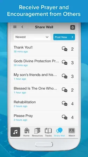 Скриншот 2 — myCBN Prayer & Devotional App