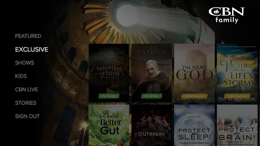 Скриншот 6 — CBN Family for Android TV