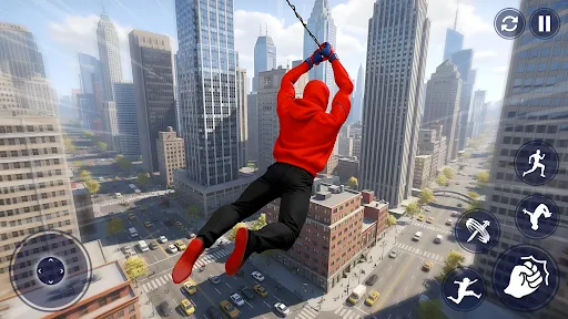 Скриншот 2 — Flying Spider Hero City Action