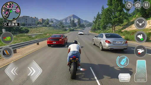 Скриншот 4 — Real Bike Driving Racing Games