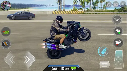 Скриншот 6 — Real Bike Driving Racing Games