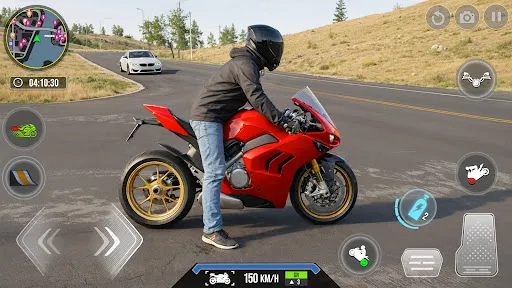 Скриншот 8 — Real Bike Driving Racing Games