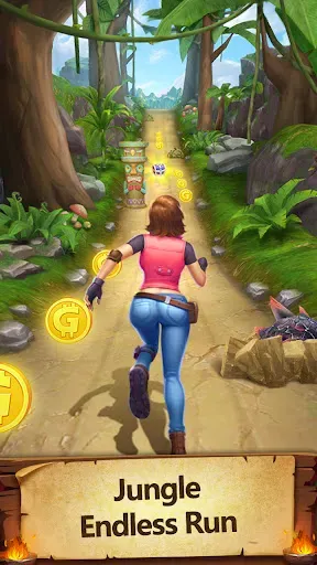 Скриншот 1 — Endless Run: Jungle Escape 2
