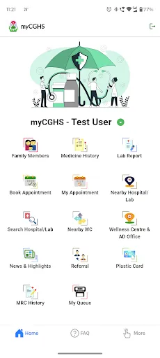 Скриншот 2 — myCGHS 2.0