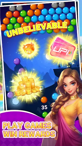 Скриншот 4 — Bubble Shooter:Play & Earn