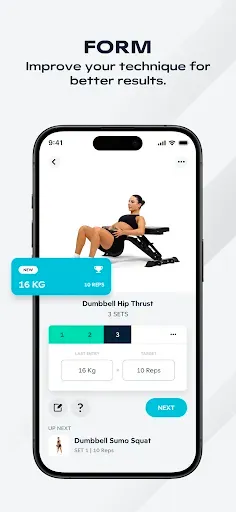 Скриншот 3 — EvolveYou: Strength For Women