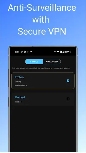 Скриншот 3 — Rethink: DNS + Firewall + VPN