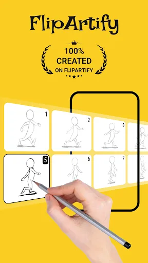 Скриншот 1 — FlipArtify - 2D Draw Animation