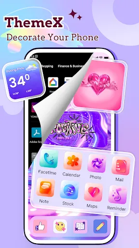 Скриншот 1 — ThemeX: App Icon & My Widgets